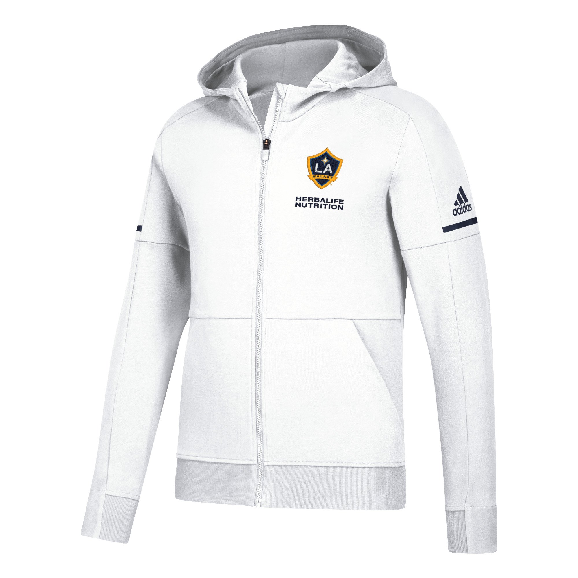 adidas MLS Men's Authentic Travel Jacket - Lightweight Waterproof Windbreaker for Soccer Fans - Perfect for Game Day, Outdoor Adventures & Travel