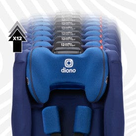 Diono Radian 3R SafePlus All-in-One Convertible Car Seat - 3-in-1 Rear Facing, Forward Facing & Booster - for Infants to Kids 8-120 lbs - Perfect for Travel, School & Family Road Trips