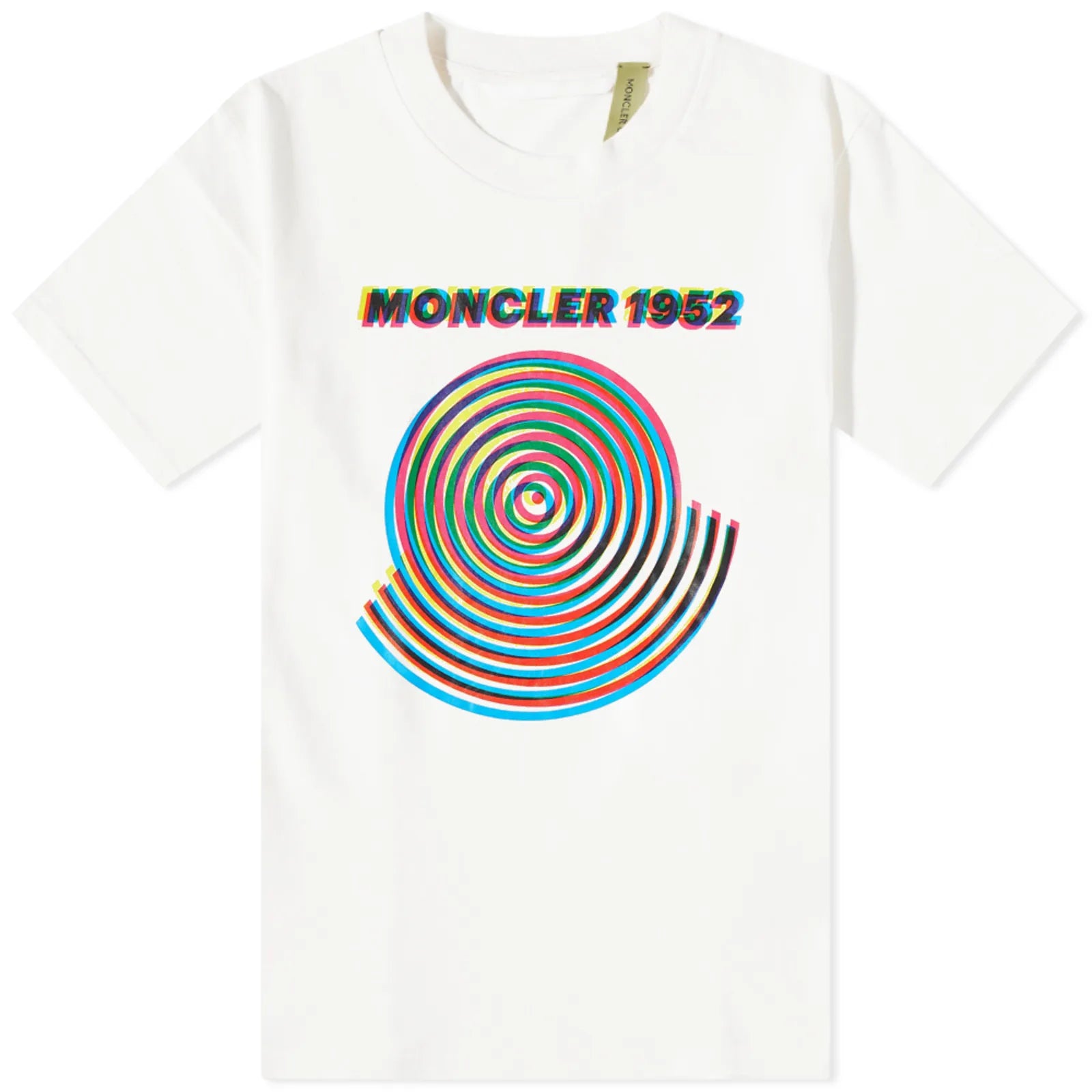 Moncler Genius Spiral Logo T-Shirt for Men - Stylish Cotton Crewneck Tee - Perfect for Casual Wear, Street Style & Everyday Outfits