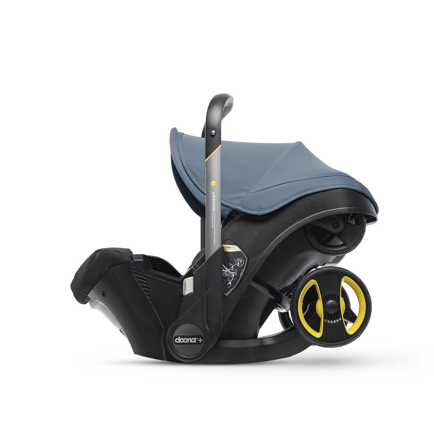 Doona+ All-in-One Infant Car Seat & Stroller - Convertible Travel System for Newborns - Perfect for Air Travel, Shopping & Daily Outings