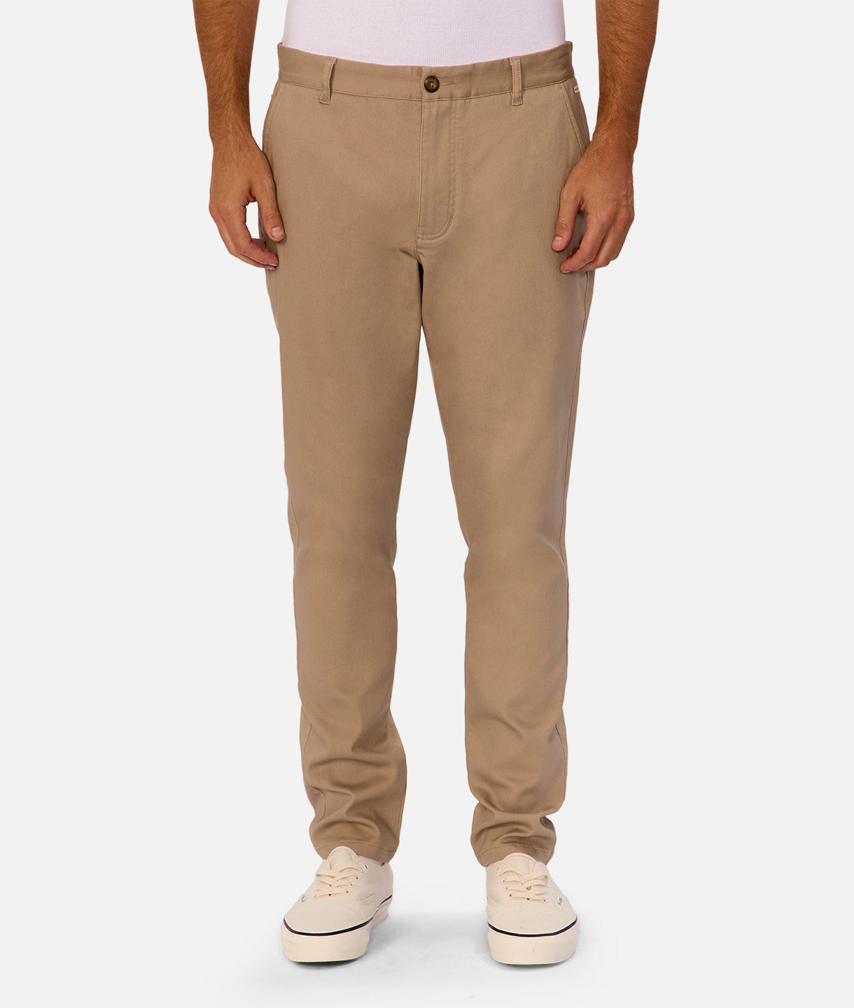 Slim Comfort Cuba Chino Pants for Men - Beige Casual Trousers | Perfect for Office, Travel & Everyday Wear