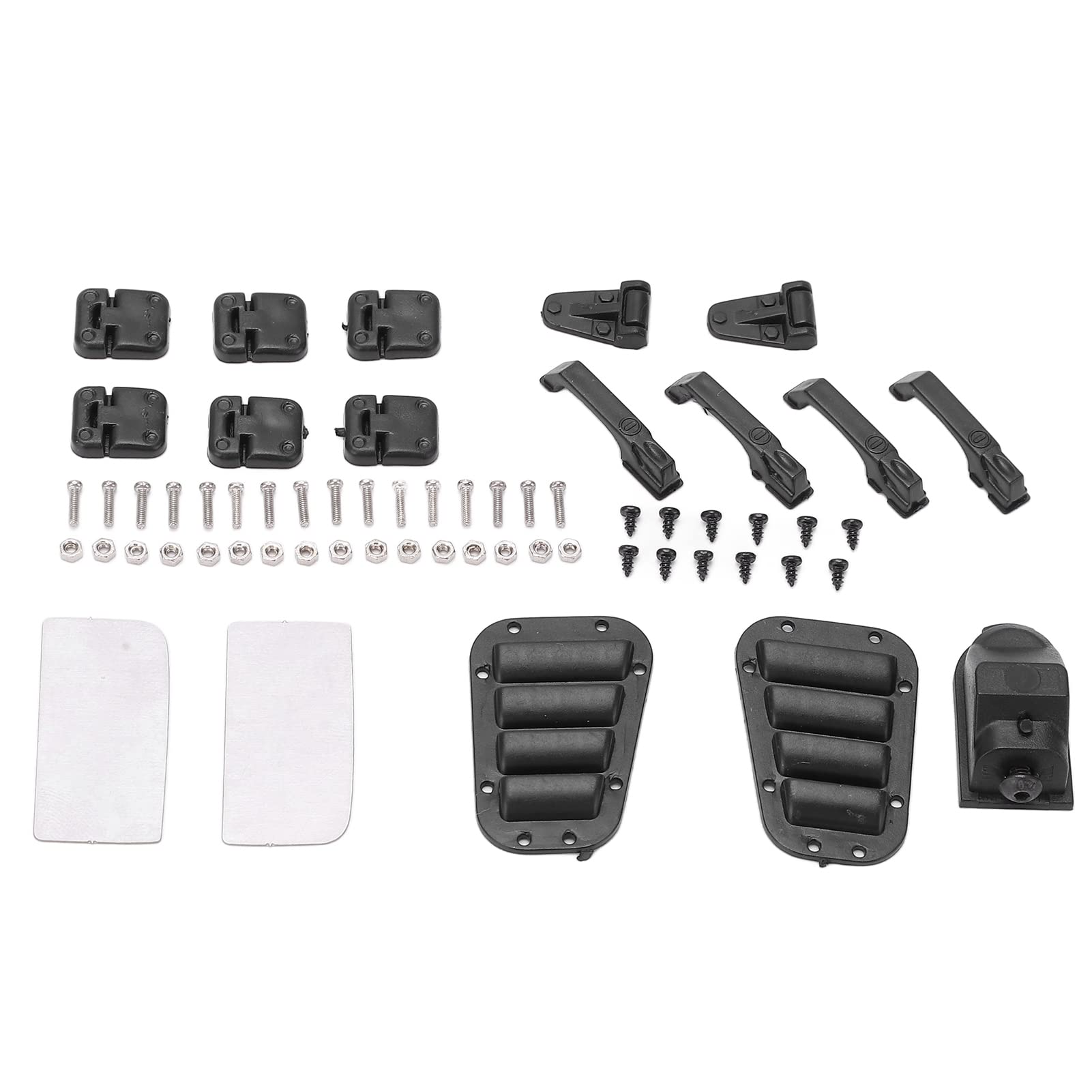 Durable TRX4 RC Car Door Hinge Handle Kit - Long Lasting & Eco-Friendly Replacement Parts for RC Crawler Vehicles | Perfect for Off-Roading, Crawling & RC Car Upgrades