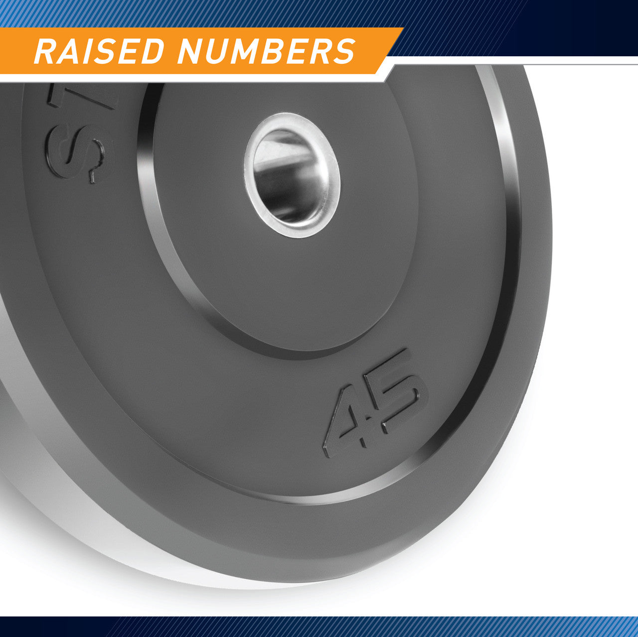 45lb Olympic Bumper Plate - High Quality Rubber Weight Plates for CrossFit & Strength Training | SteelBody STBR 0045 | Perfect for Home Gym & Commercial Fitness Centers