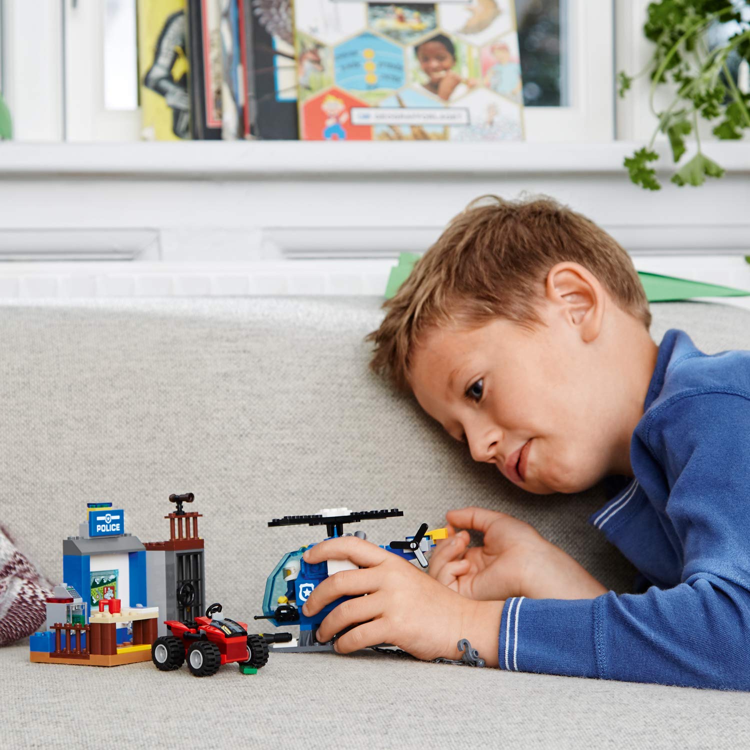 LEGO City Mountain Police Chase Building Toy Set 10751 - Construction Game for Kids Ages 4-8 - Perfect for Creative Play & Adventure Storytelling