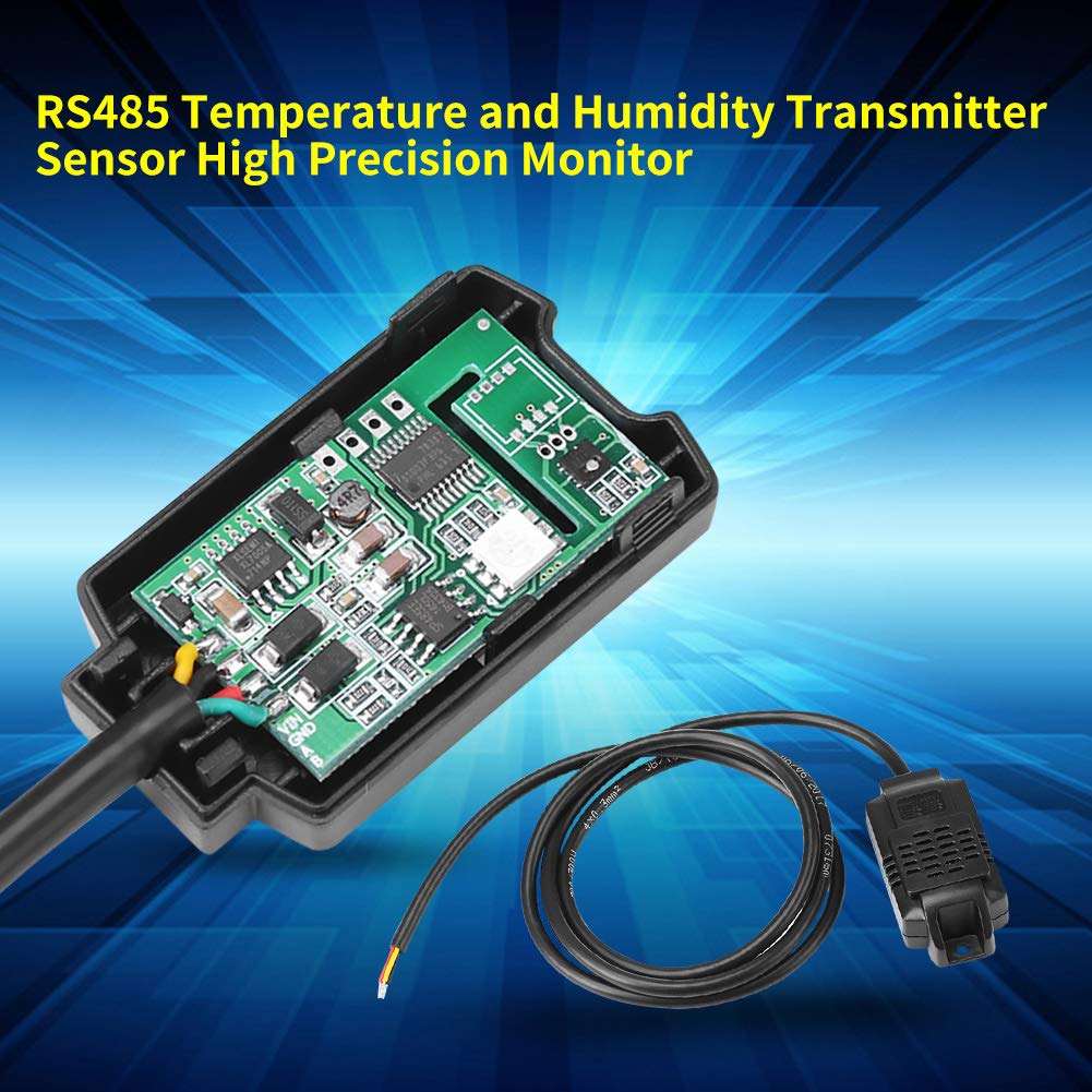 High Protection Power 0.3W Monitoring Sensor - Temperature & Humidity Transmitter with Interchangeable Control Circuit for Electronics | Ideal for Smart Homes, Industrial Automation & IoT Devices