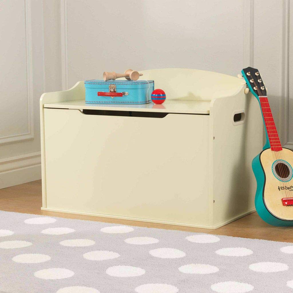 KidKraft Austin Toy Box in Vanilla - Kids Storage Organizer for Toys, Books & Clothes - Perfect for Bedroom, Playroom & Nursery Organization