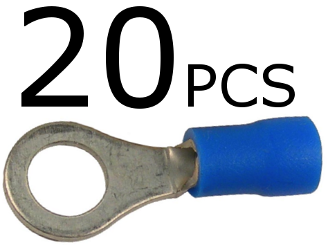 PM V1805KT Vinyl #10 Ring - Pack of 20 - Durable Plastic Rings for Crafts, DIY Projects & Office Organization - Perfect for Scrapbooking, Keychains & Document Binding