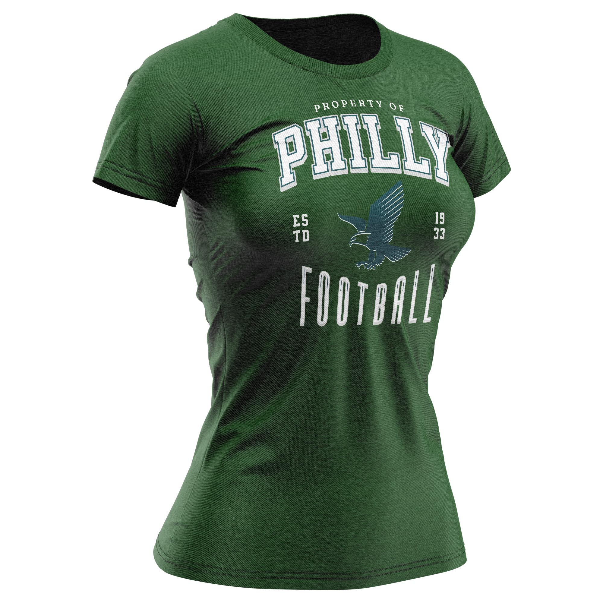 Philadelphia Eagles Football Shirt for Women - Official NFL Team Apparel, Stylish Fan Jersey for Game Day & Casual Wear