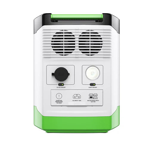 Natures Generator Lithium 1800 Platinum WE - Portable Solar Power Generator for Camping, RV, Emergencies & Off-Grid Living