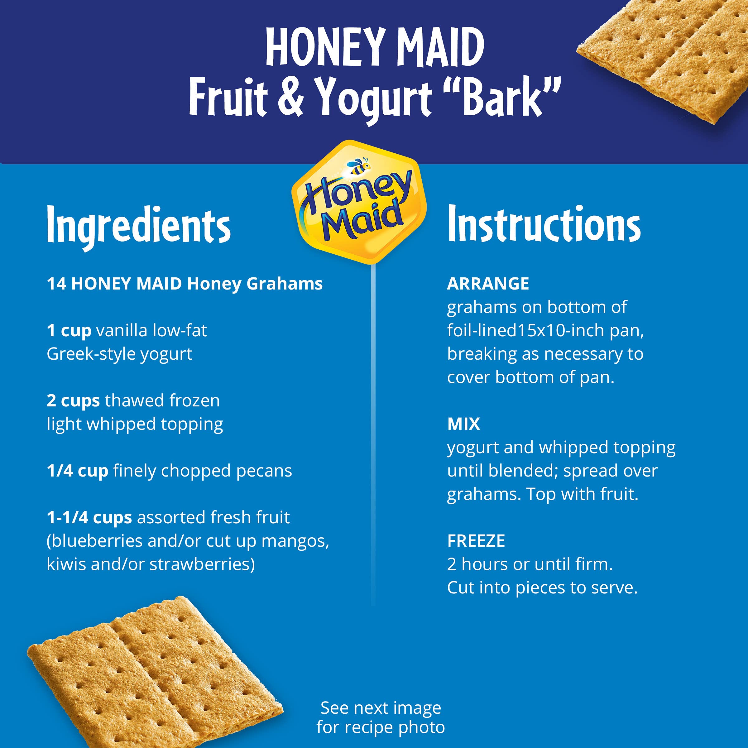 HONEY MAID Graham Crackers - Crunchy Honey Flavored Snacks for Lunch, School, Parties & Camping (28.8 oz Bulk Pack) | Perfect for S'mores, Desserts & Healthy Snacking