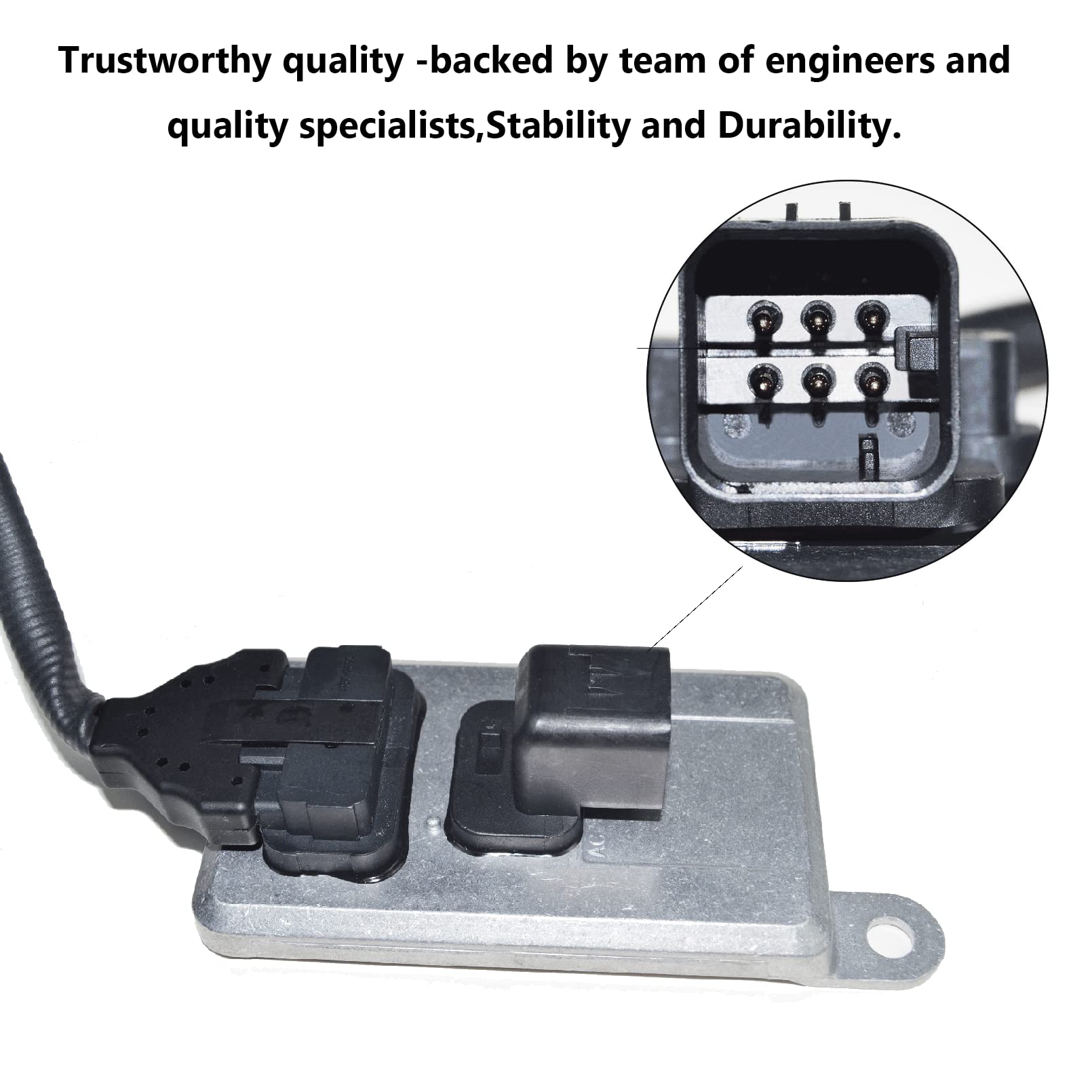 5WK9 6725A Nitrogen Oxide Sensor DPF SCR Nox Sensor 359-9171 359-9171-02 Compatible with Caterpillar G3516H G3612 G3616 Engines (OE#: 359-9171) - Ideal for Heavy-Duty Truck & Industrial Equipment Emissions Control
