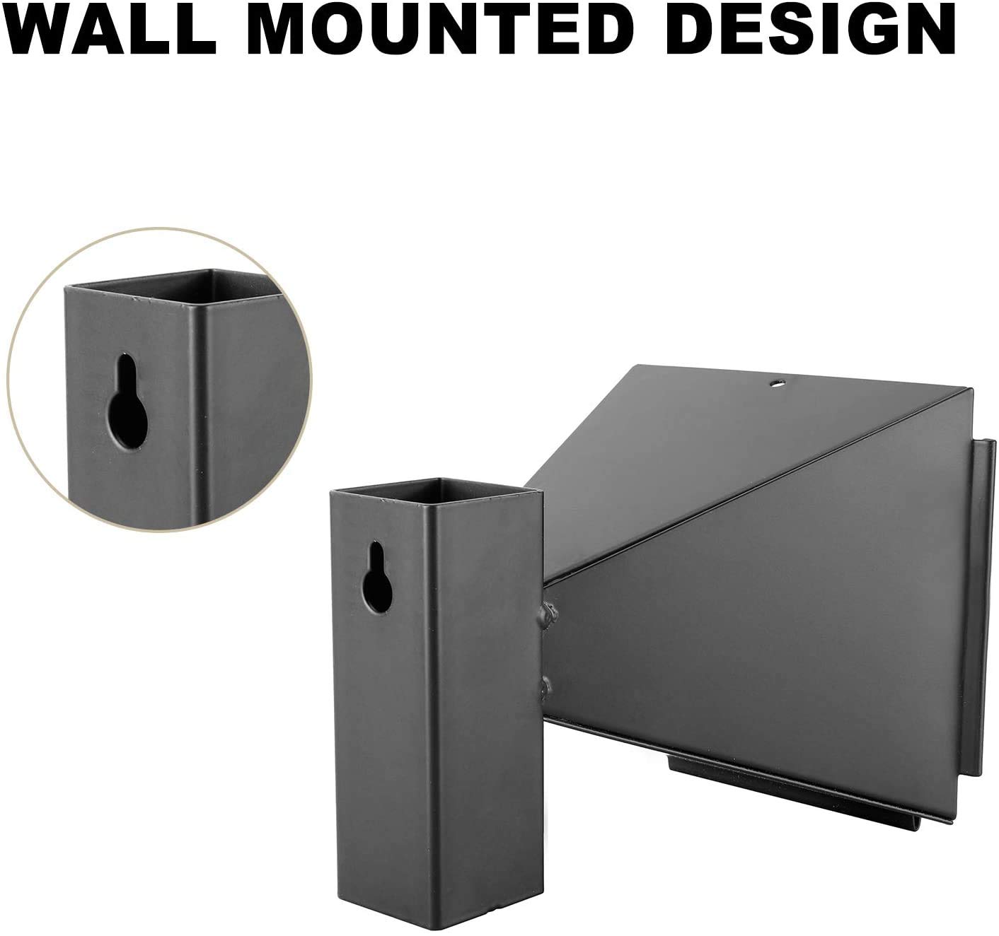 Portable Pellet Trap for Air Gun, Airsoft & Air Rifles - Wall Mounted Indoor/Outdoor Shooting Target Practice with 10 Paper Targets - Perfect for Backyard Training & Range Safety