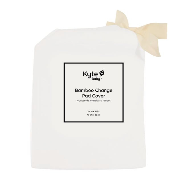Kyte Baby Organic Cotton Changing Pad Cover - Soft & Breathable for Baby's Comfort | Perfect for Nursery, Diaper Bag & On-the-Go Use