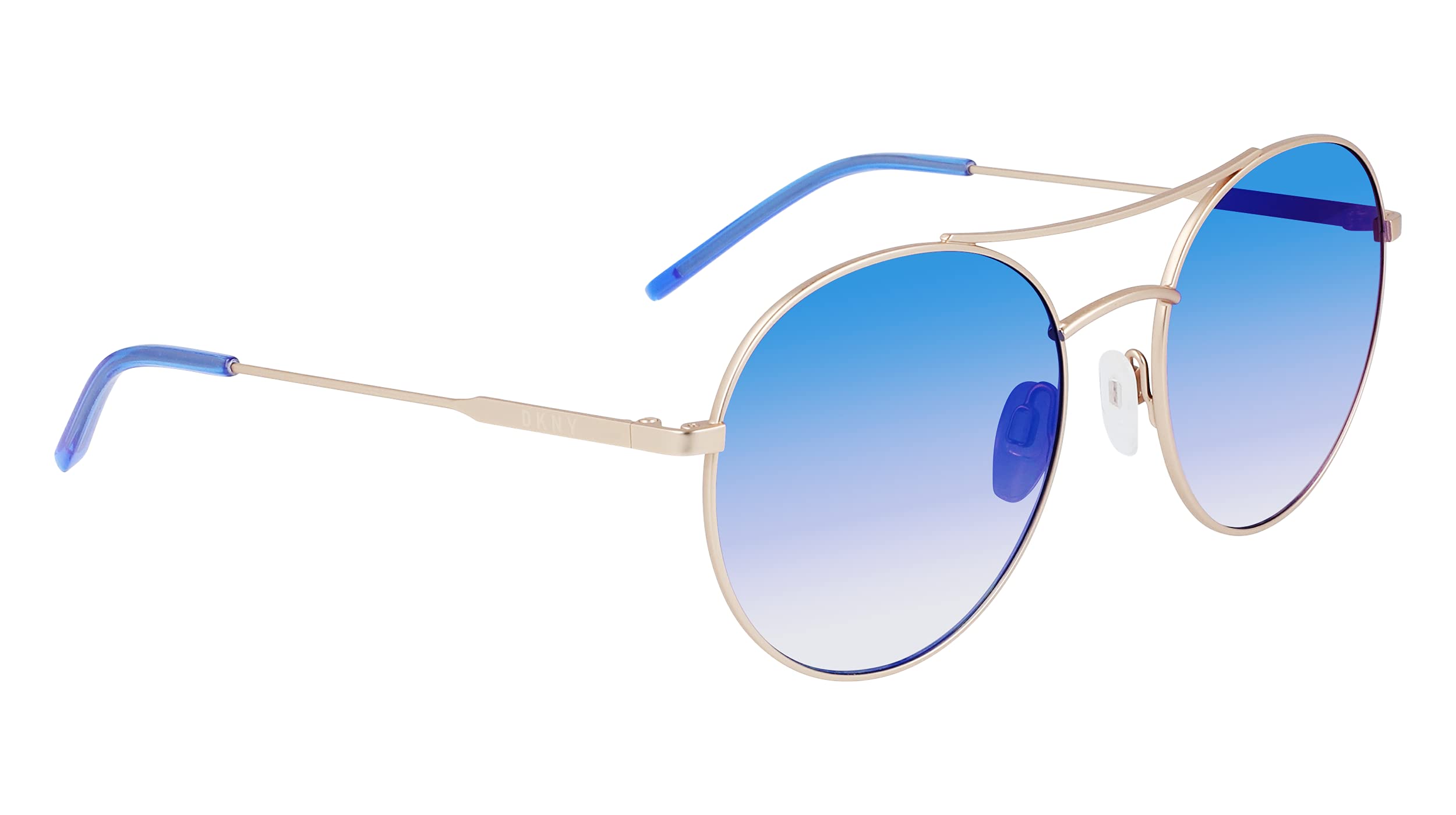 DKNY Women's Dk305s Round Sunglasses - Classic UV Protection Fashion Sunglasses for Women, Perfect for Driving, Beach & Outdoor Activities