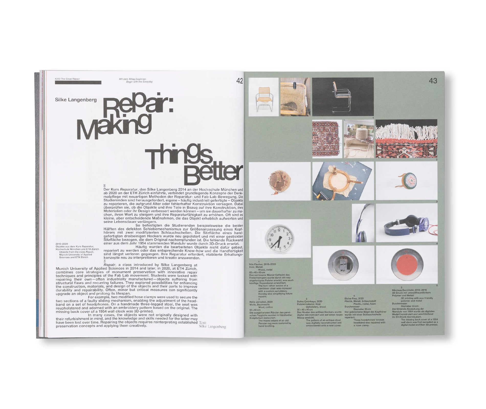 ARCH+ 253: The Great Repair - Sustainable Architecture Practices Catalog for Home Renovation & Eco-Friendly Design Projects