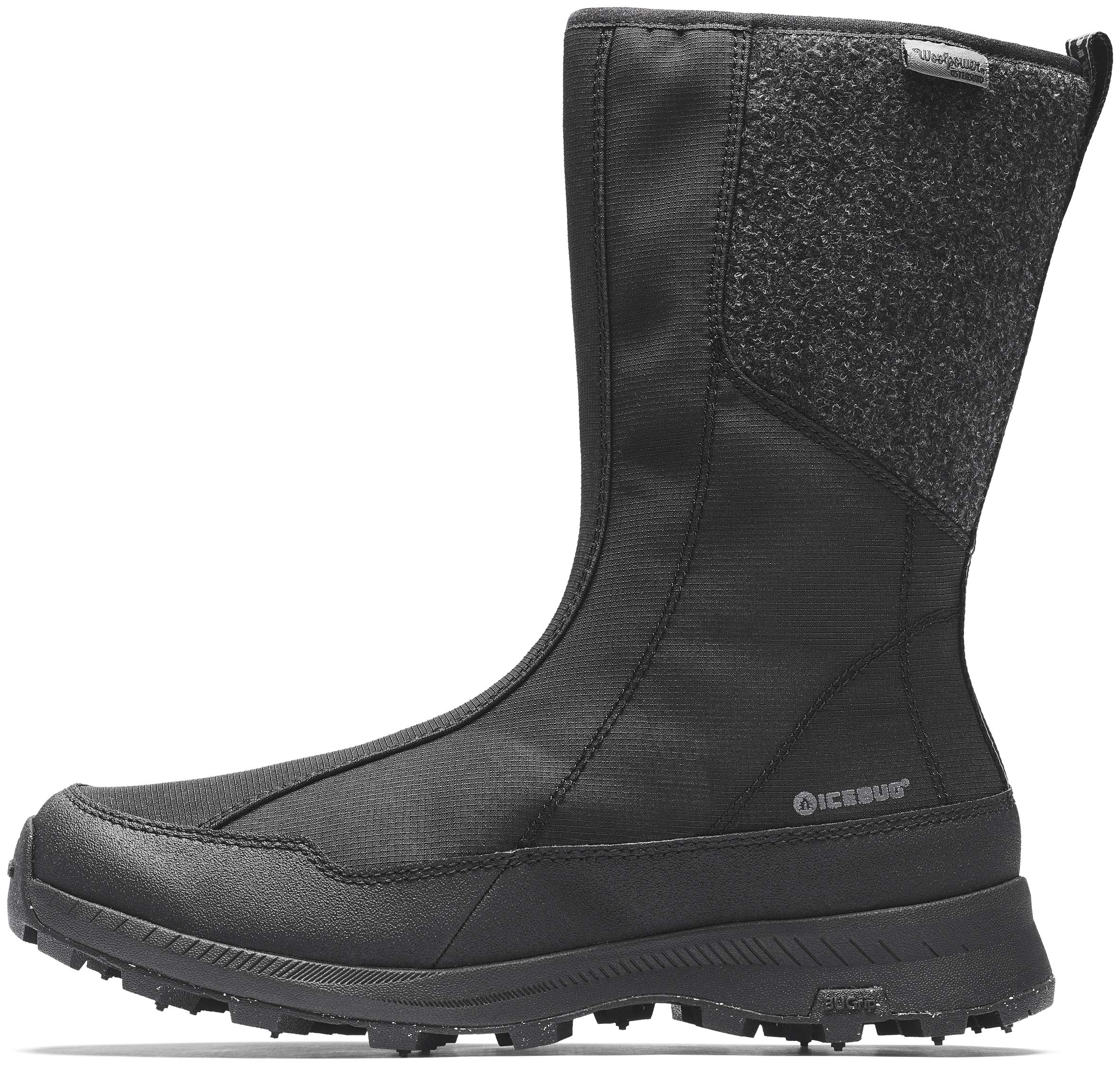 Icebug Women's Sund BUGrip Woolpower Winter Walking Boots - Waterproof Hiking Shoes with Carbide Studs for Ice & Snow Traction - Perfect for Winter Hiking, Snowshoeing & Outdoor Adventures