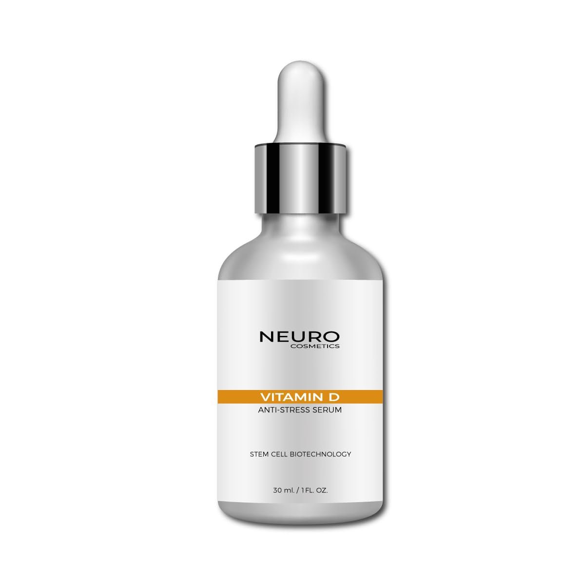 Neuro Vitamin D Anti-Stress Serum for Glowing Skin - Sun Benefits Without Sun Exposure, Brightens & Evens Skin Tone, 1 fl.oz - Perfect for Daily Skincare & Anti-Aging Routine