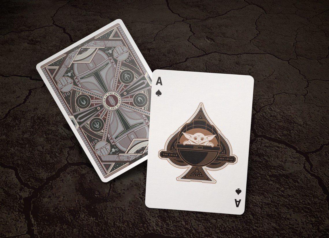 Premium Mandalorian Themed Playing Cards by Theory11 - Star Wars Collectible Deck for Card Games, Magic Tricks, and Gift Giving