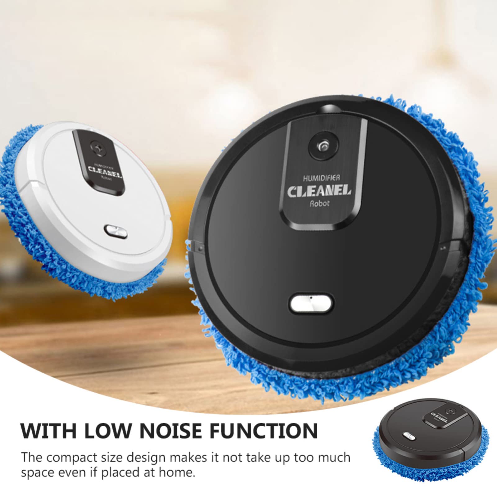 Hemobllo Smart Robot Vacuum Cleaner - Powerful Multifunctional Automatic Vacuum for Carpets, Hard Floors & Pet Hair - Ultra Quiet Home Cleaning Robot with Strong Suction (Random Color) - Perfect for Daily Cleaning, Pet Owners & Busy Households