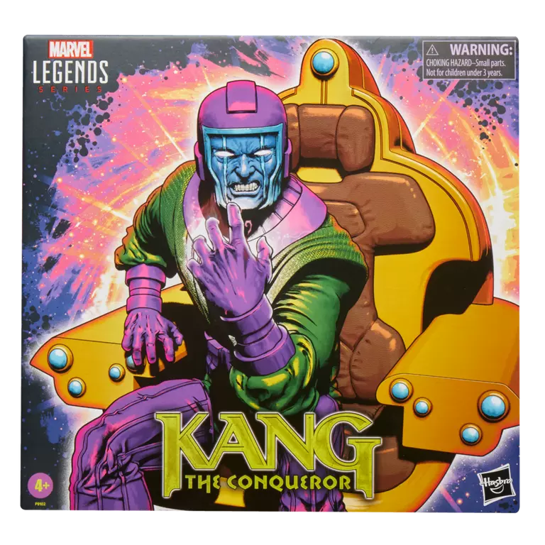 Marvel Legends Kang the Conqueror Action Figure - Pulse Con Exclusive Collectible for Marvel Fans | Perfect for Display, Gifts, and Comic Book Collections