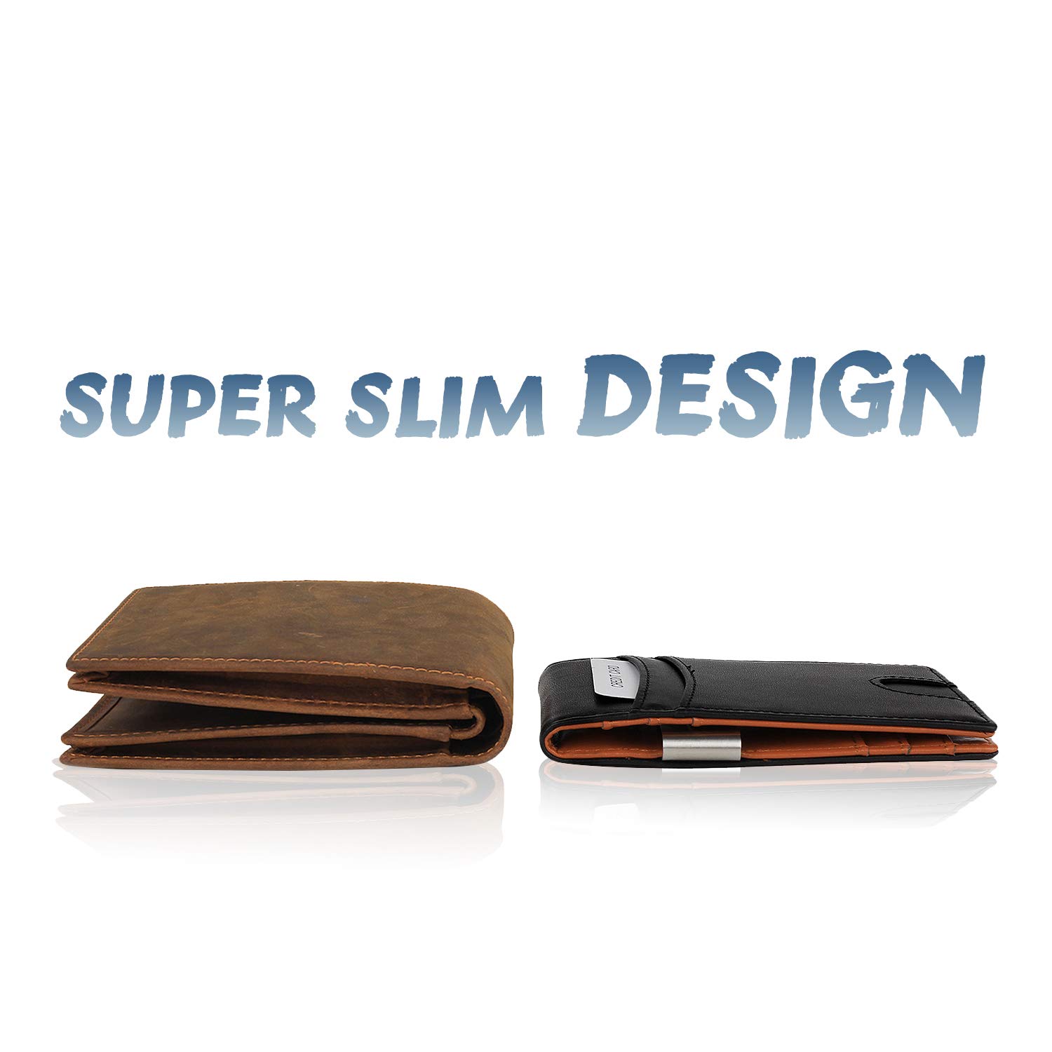 Personalized RFID Wallet for Men - Slim Bifold Gift for Husband (Birthday/Anniversary/Christmas) - Perfect for Everyday Use & Travel