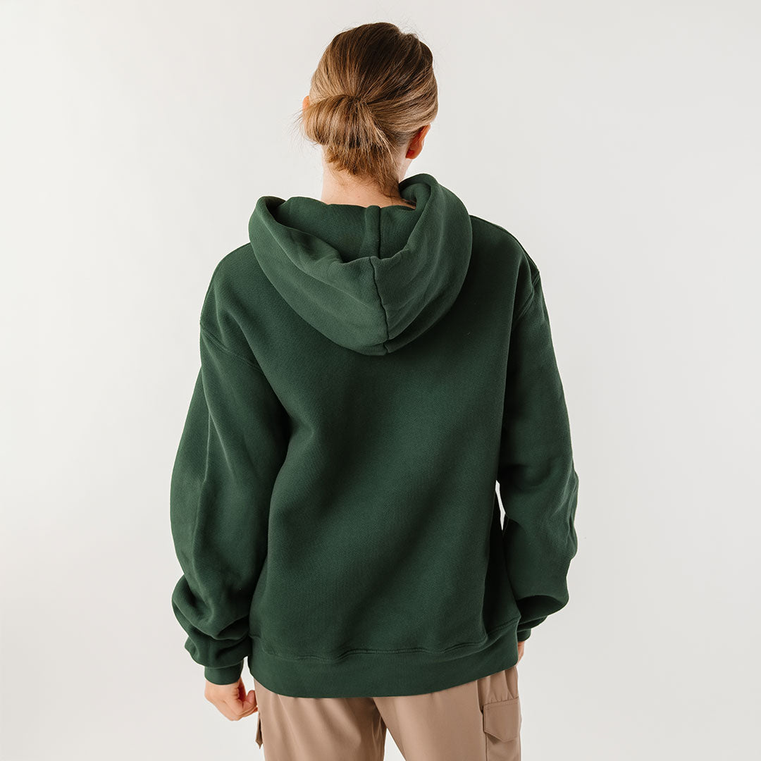 Arrive Hoodie for Men & Women - Soft & Comfortable Pine Green Pullover Sweatshirt | Perfect for Casual Wear, Outdoor Activities & Lounge