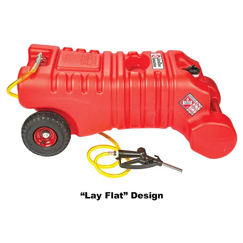 JohnDow Poly Portable Fuel Cart - 15 & 25 Gallon Capacity | Heavy-Duty Gasoline & Diesel Transport | Perfect for Construction Sites, Farms & Emergency Fuel Storage