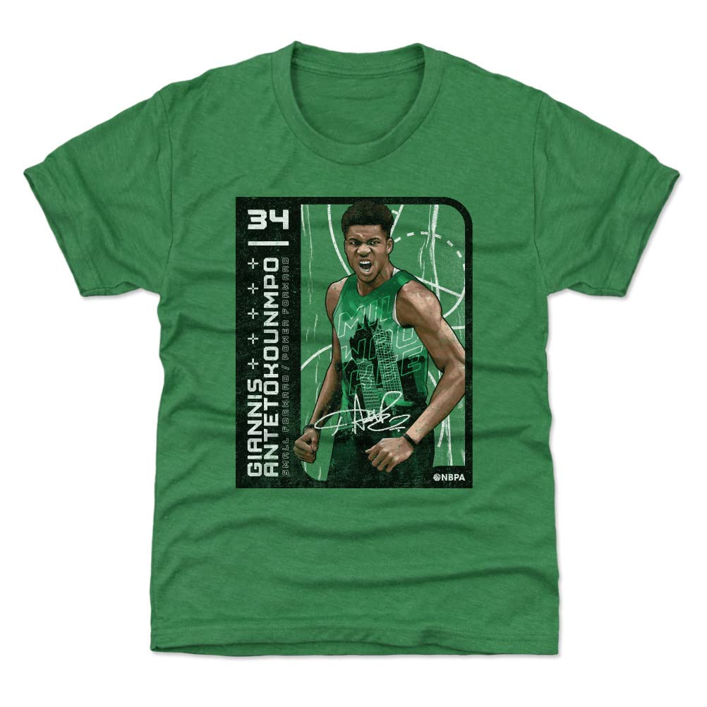 Giannis Antetokounmpo Kids Basketball Jersey - Milwaukee Bucks Replica Shirt for Boys & Girls - Perfect for Game Day, Birthday Gifts & Fan Apparel