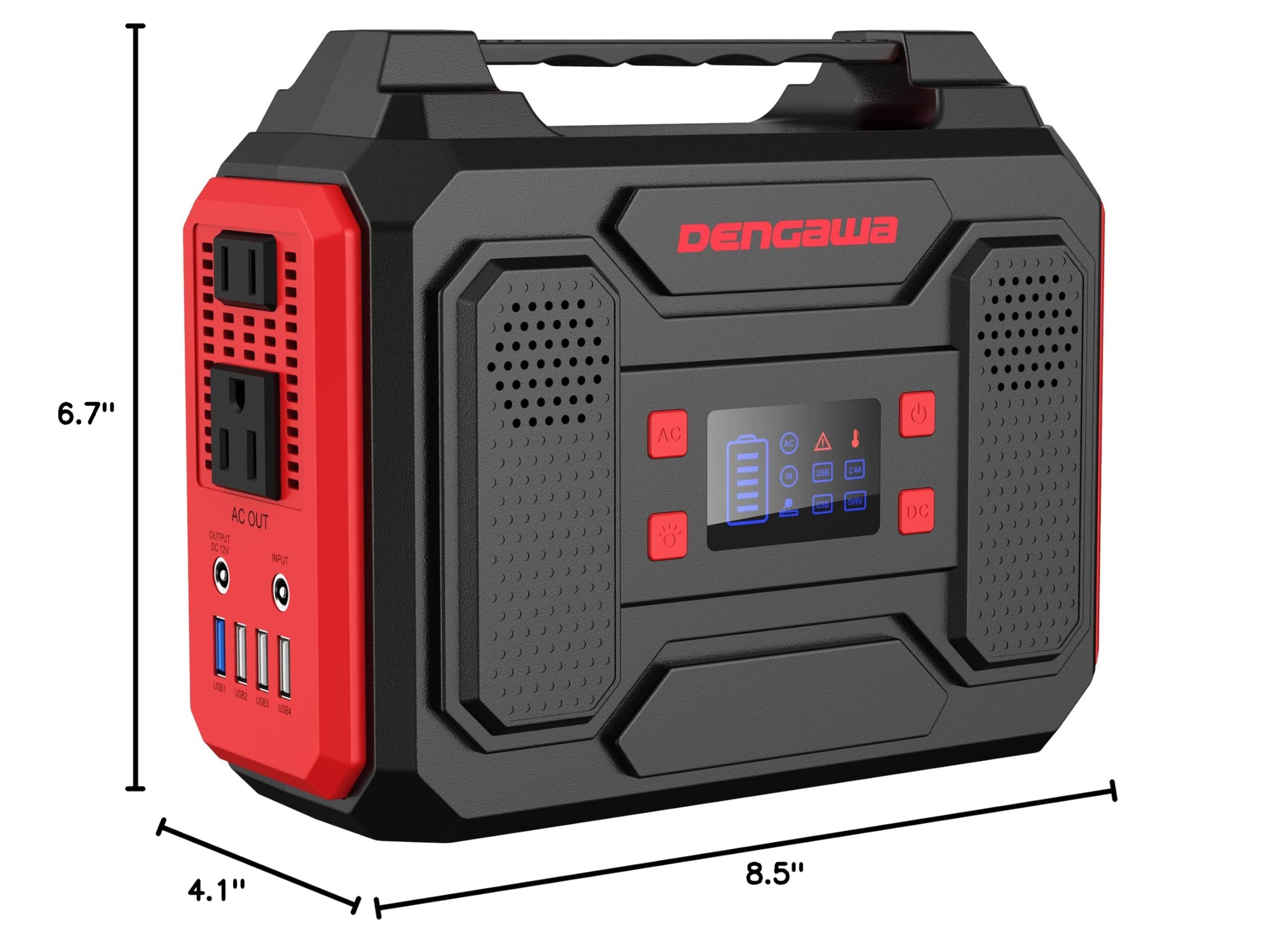 250Wh Portable Power Station with AC Outlet - Solar Generator & 250W Power Bank, 110V Compact Backup Battery for Camping, Emergency, Hunting, Outdoor Adventures & Home Use - Charge Phones, Laptops, Lights, Mini Fridges - Ideal for Blackouts, RV Trips, Off-Grid Living, Road Trips & Emergency Power Supply