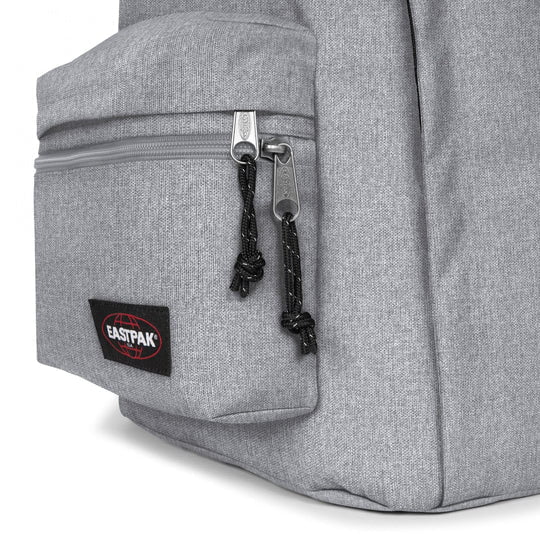 Eastpak Office Zippl'R Backpack - Stylish & Durable Laptop Backpack for Work & School (Sunday Grey) | Perfect for Business Professionals, College Students & Daily Commuters