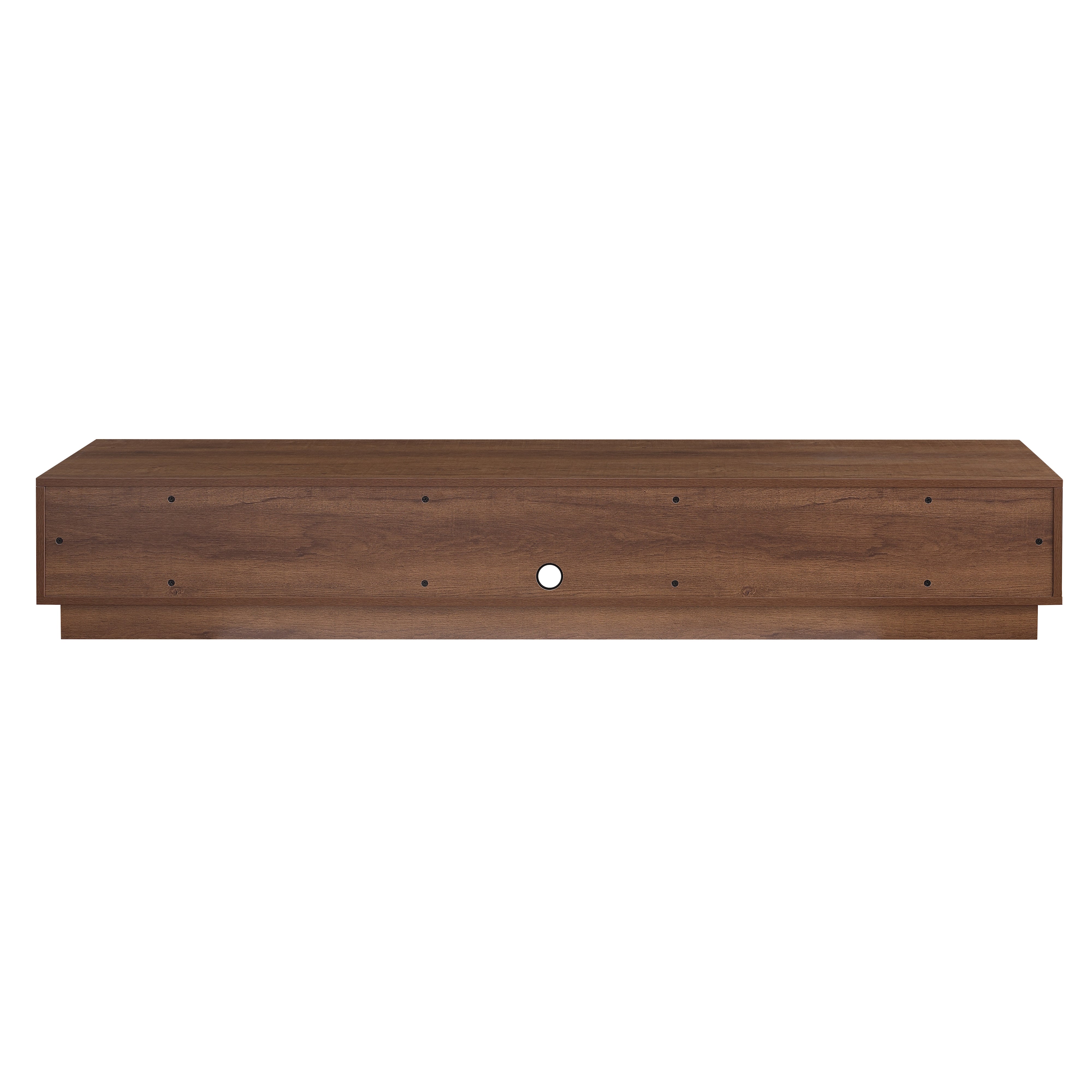 Taurs Dark Oak Rio Entertainment Center - 2200mm Low Line TV Cabinet & Media Console for Living Room, Home Theater & Gaming Setup