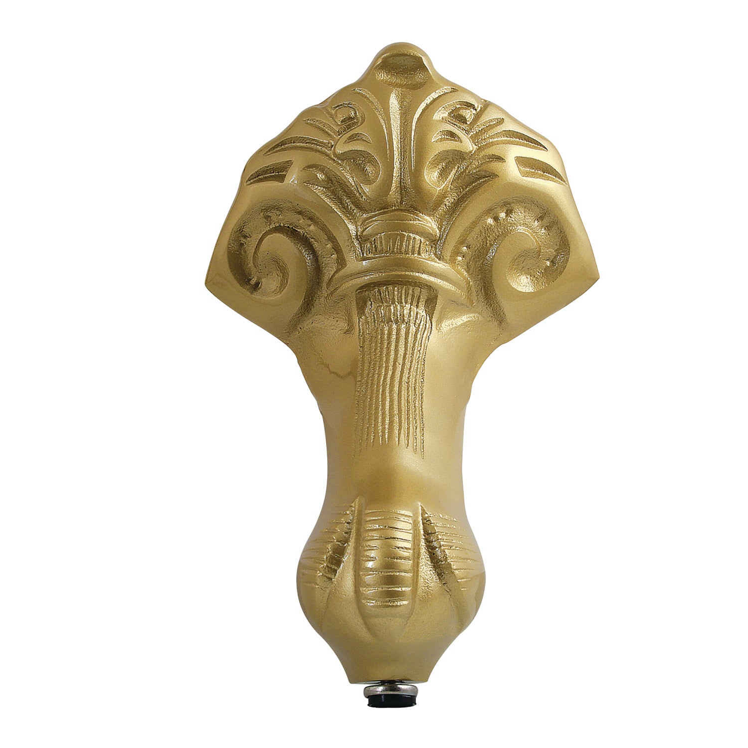 Aqua Eden NHVCTZB7 4-Piece Eagle Claw Cast Iron Bathtub Feet Set in Brushed Brass - Vintage Style Tub Legs for Freestanding Clawfoot Tubs, Bathroom Decor Upgrade