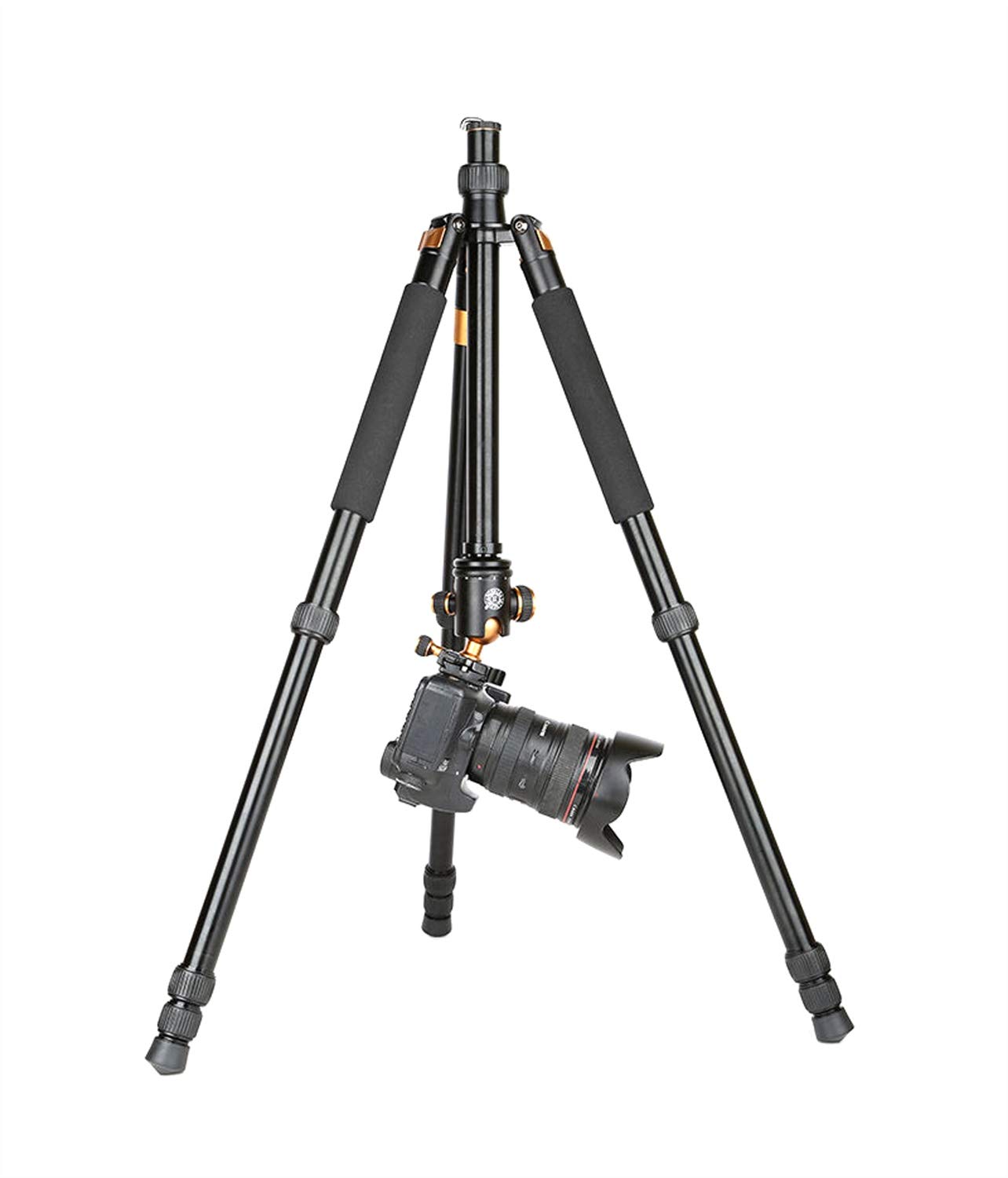 LLluckyHW Professional Aluminum Camera Tripod - Durable Camcorder & Action Camera Stand with Twist Lock, Perfect for Video Shooting, Vlogging & Selfies (Color: Aluminum) - Ideal for Travel, Outdoor Adventures & Home Photography