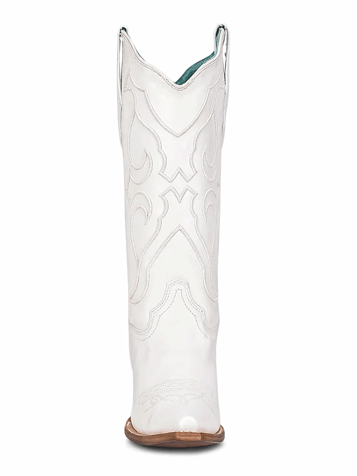 Corral Z5046 Women's Embroidered Western Cowboy Boots in White - Perfect for Country Dancing, Rodeos & Western Fashion
