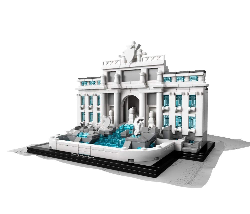 LEGO Architecture Trevi Fountain 21020 Building Set - Collectible Model Kit for Adults & Teens - Perfect for Home Decor, Office Display & Gift Giving