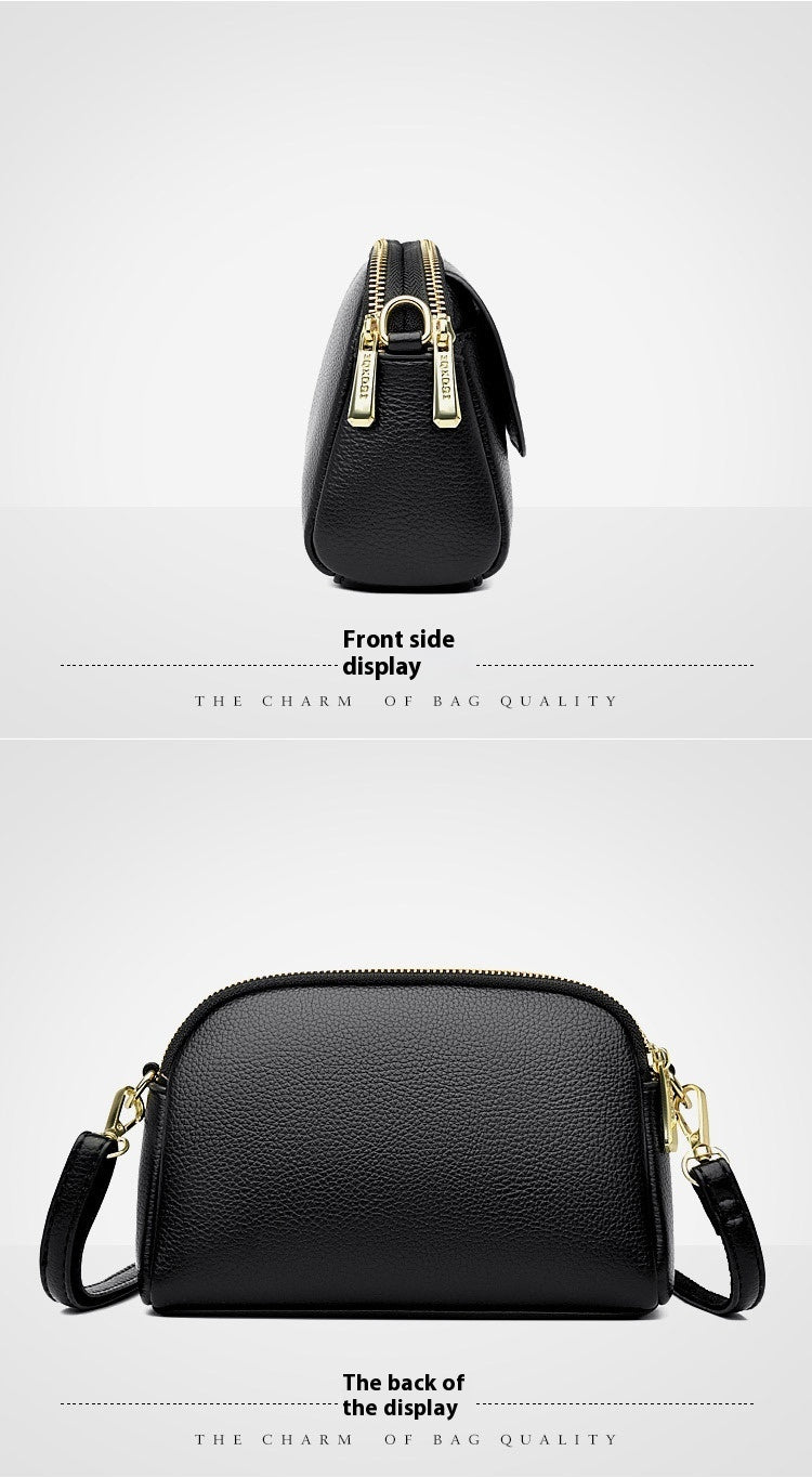 Vegan Leather Crossbody Shoulder Bag - Lightweight, Soft & Stylish for Women - Perfect for Work, Travel & Everyday Use