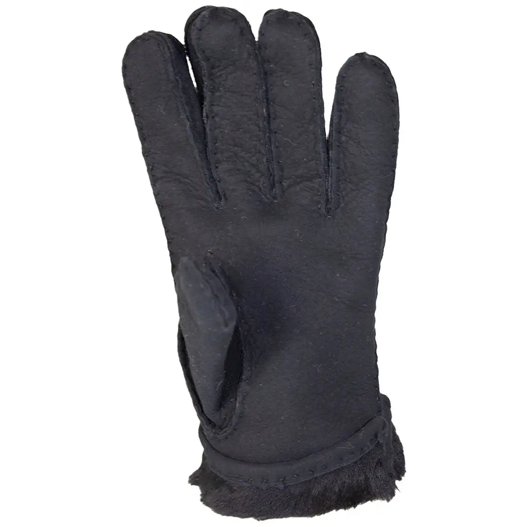 Premium BOL Men's Hand-Stitched Merino Sheepskin Leather Gloves - Winter Warm Driving & Outdoor Activities