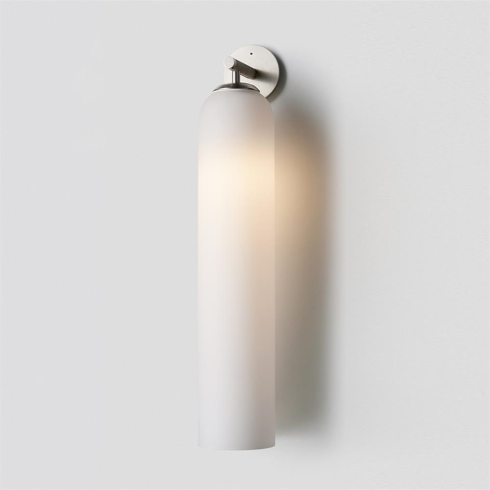 Handmade Art Glass Wall Sconce - Elegant Lighting Fixture for Living Room, Bedroom & Hallway Decor - Dimmable LED Light for Ambient & Accent Lighting