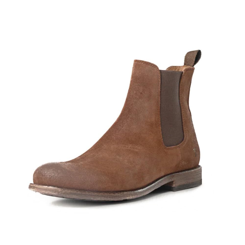 Frye Tyler Men's Chelsea Boots – Flexible Blake Construction, Elastic Side Panels, Comfort Footbed & Leather Lined (6