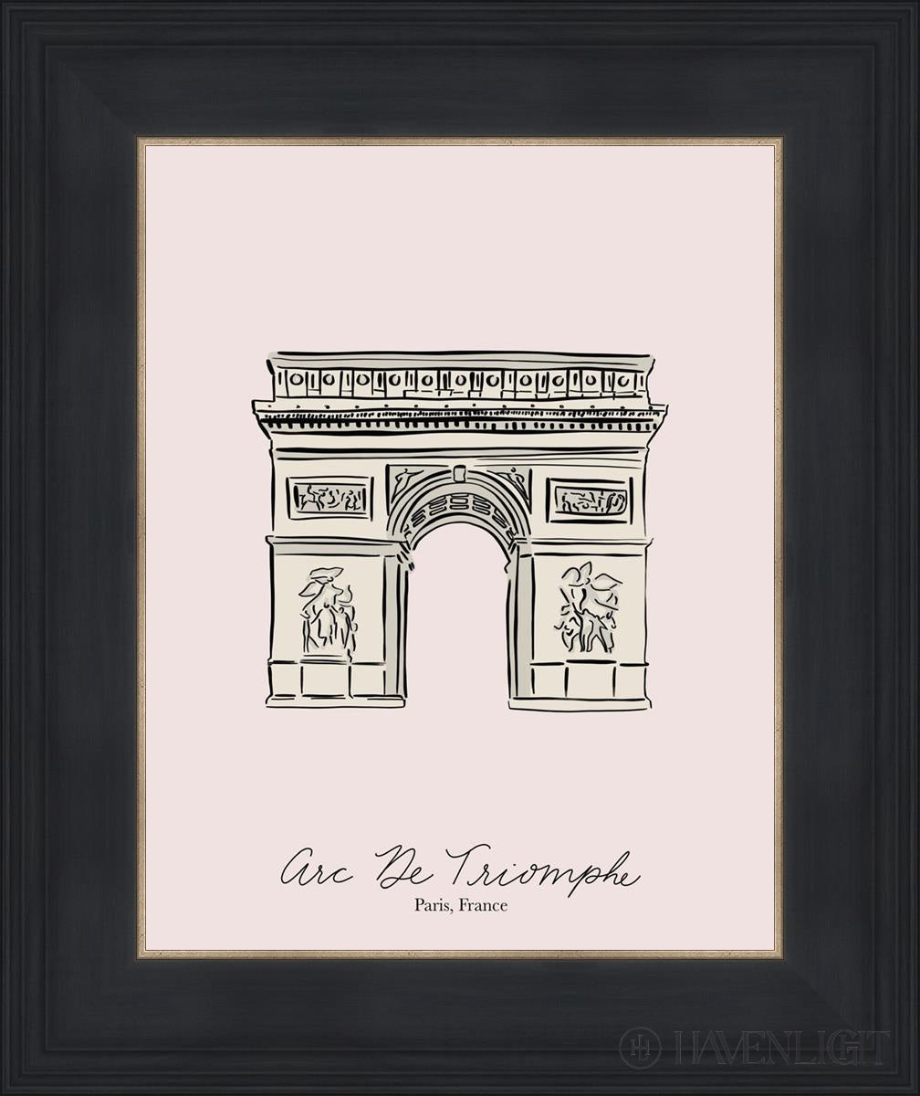 Arc De Triomphe Painting by Elise Gomez - Parisian Wall Art Decor for Living Room, Office & Gift Ideas