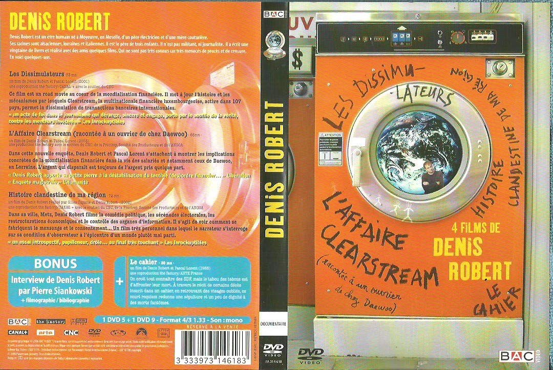 Denis Robert 2 DVD Collection: Clearstream Investigation, The Concealers & Secret History of My Region with Bonus Features | Political Documentary Series | Perfect for History Buffs & Investigative Journalism Enthusiasts