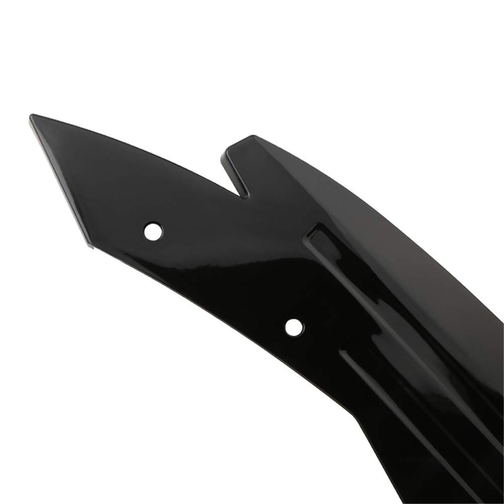 Universal ABS Car Rear Bumper Diffuser Lip Spoiler - 1 Pair Side Fender Skirt Splitter & Canard Protector for Enhanced Aerodynamics & Style | Perfect for Sports Cars, Tuners & Performance Upgrades