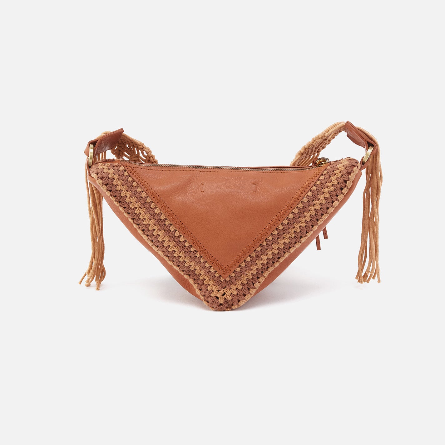 Stylish Daisy Crossbody Bag in Soft Vegan Tan Leather - Camel Color - Perfect for Everyday Use, Shopping, and Travel