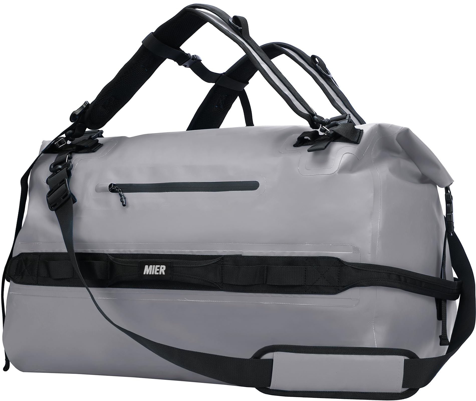 MIER Large Waterproof Duffel Bag Rolltop Dry Backpack - 60L/80L Durable Travel Duffle for Kayaking, Rafting, Boating, Swimming, Camping, Gym & Beach - Perfect for Outdoor Adventures & Water Sports