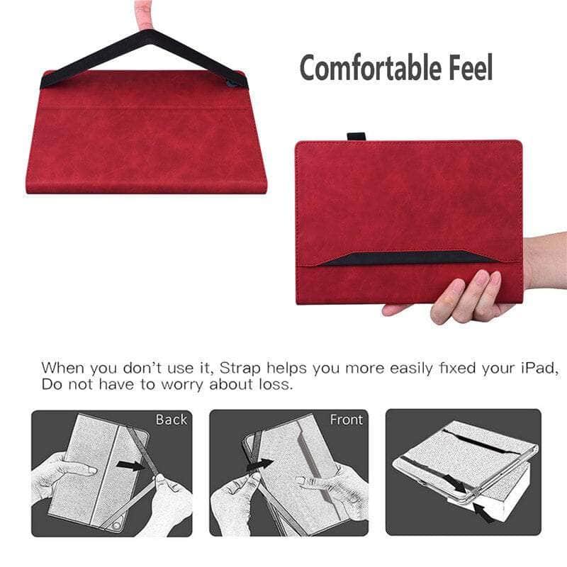 Samsung Galaxy Tab S9 Ultra Premium Vegan Leather Case - Slim Protective Cover for Tablet with Card Slots | Perfect for Work, Travel & Everyday Use