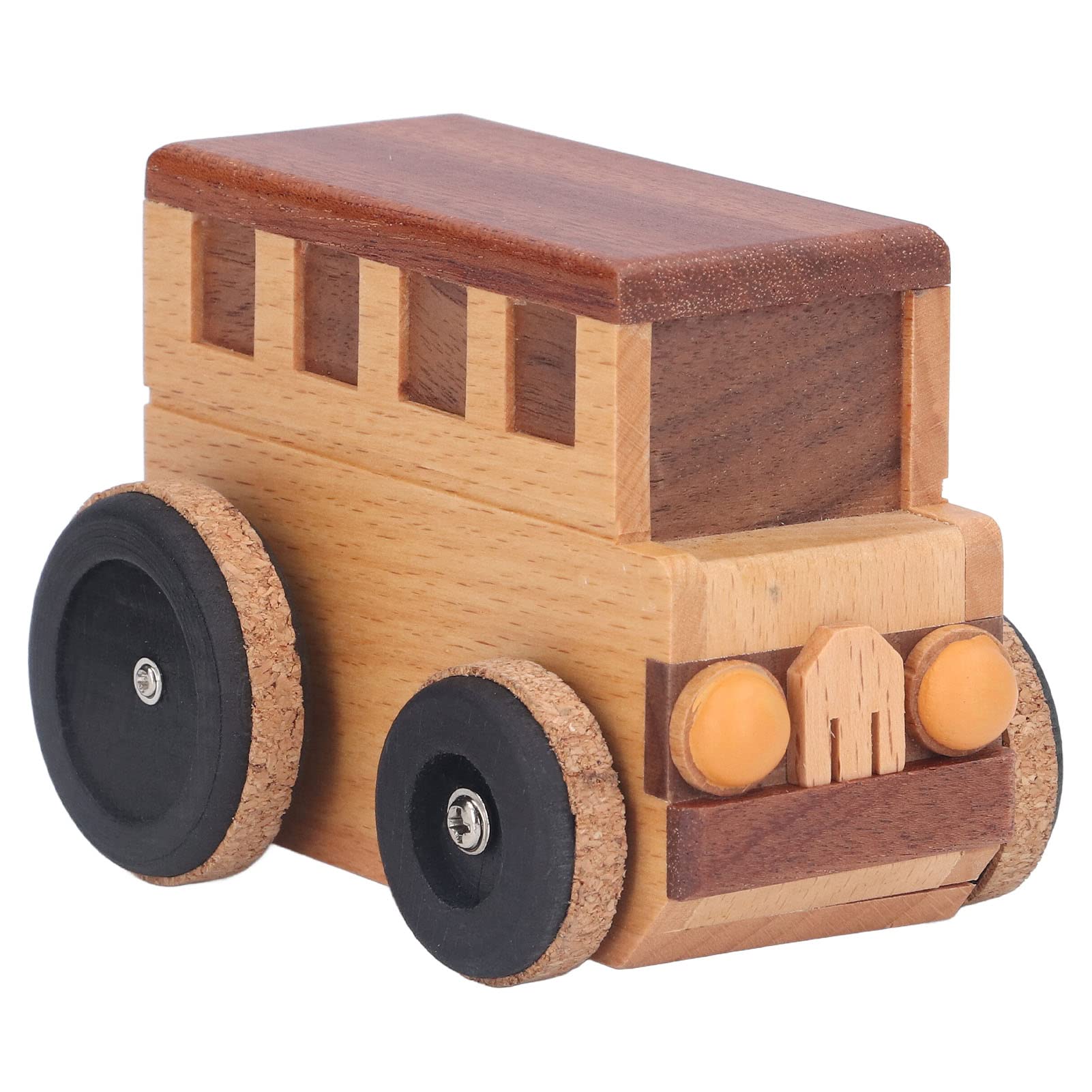 Yosoo Wooden Music Box - Handcrafted Beech Wood Musical Gift Box for Kids, Children's Toys, Home Decor - Perfect for Birthdays, Christmas, and Nursery Room Ambiance