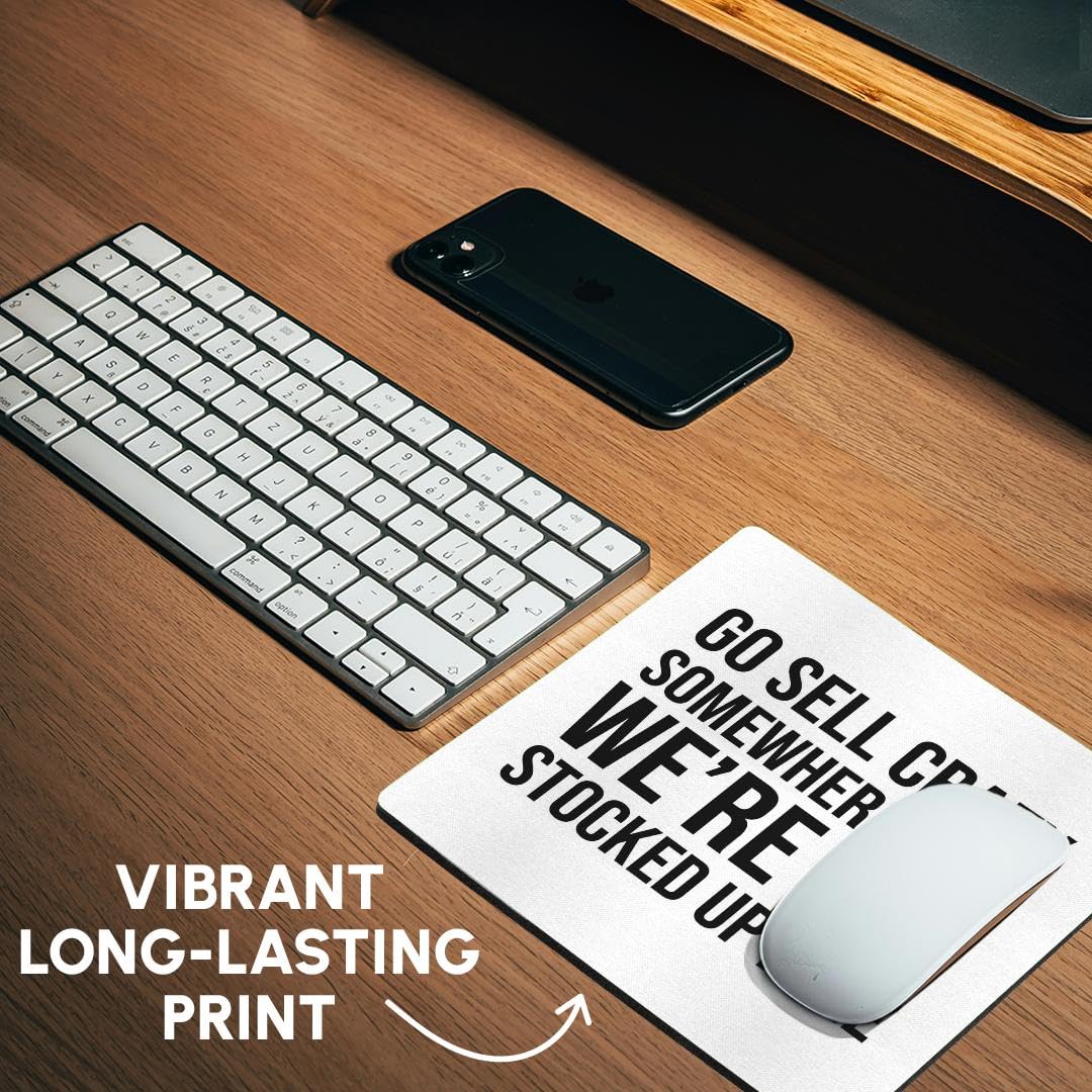 3D Rose Stamp City Typography Mousepad - 