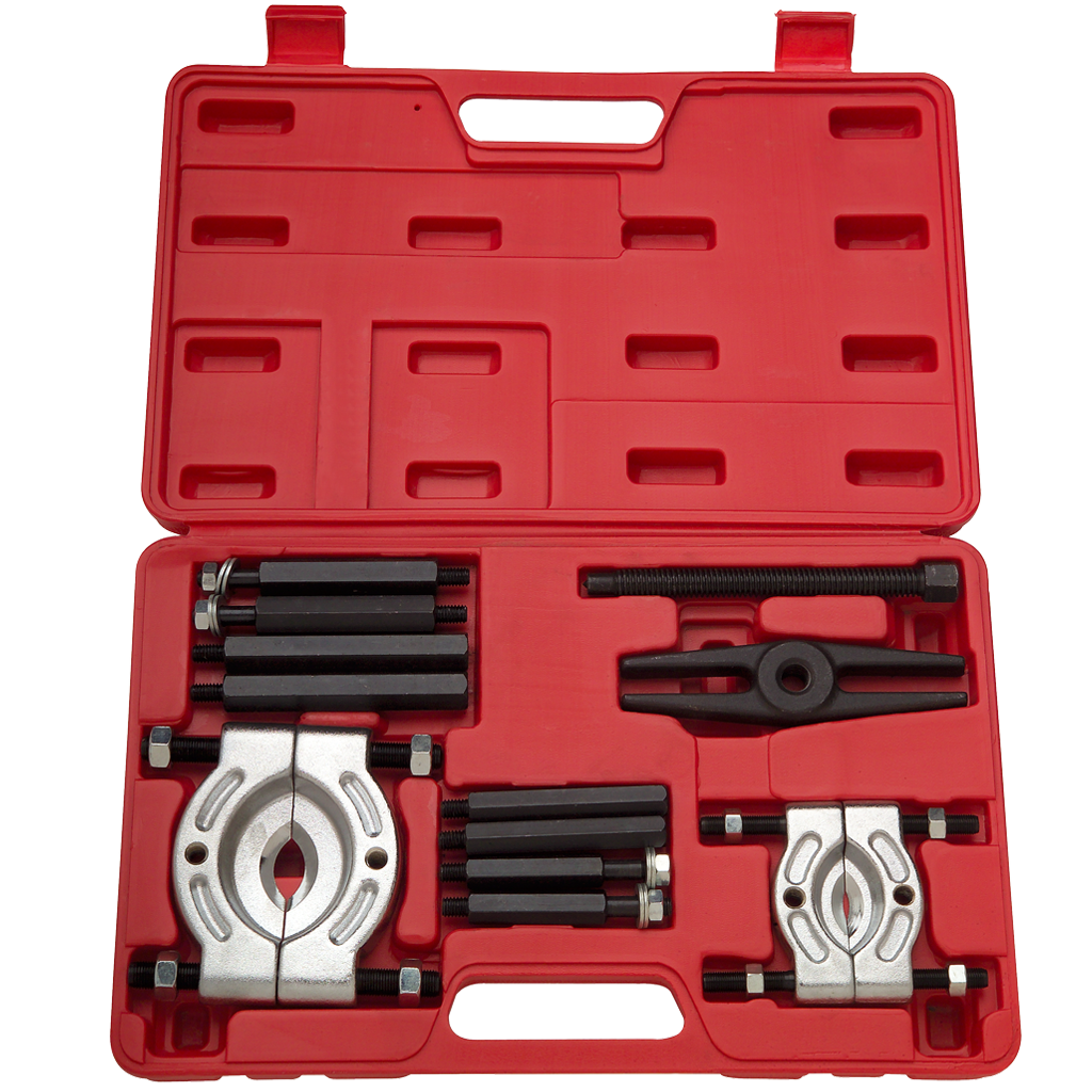 Heavy Duty Bearing Puller Set - 3-Piece Automotive Wheel Bearing Separator Kit with Puller Plate & Accessories - Perfect for Car Repair, Machinery Maintenance & DIY Projects