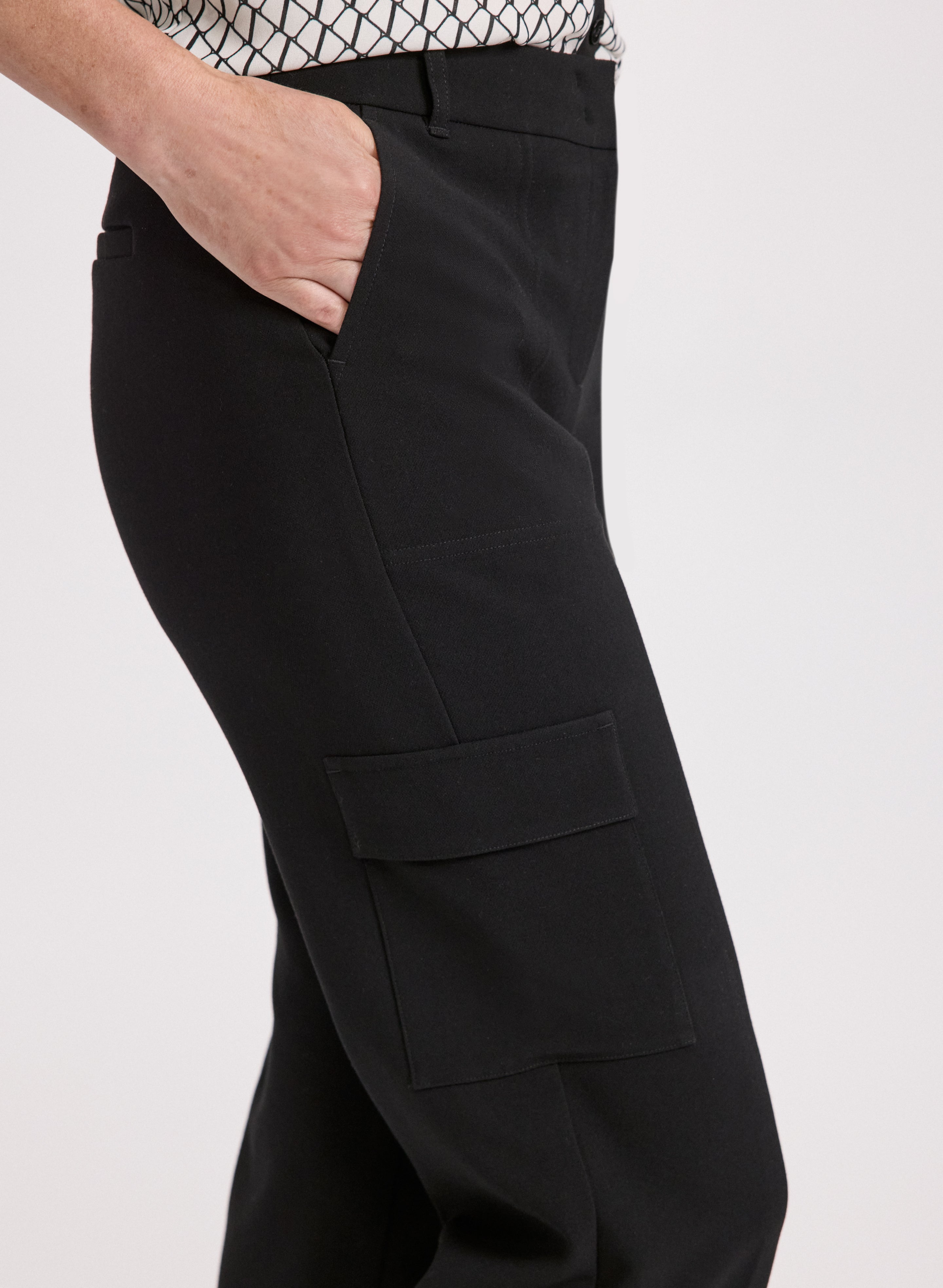 Emma Cargo Straight Leg Pants for Women - Comfortable Casual Shorts with Multiple Pockets | Perfect for Hiking, Travel & Outdoor Activities
