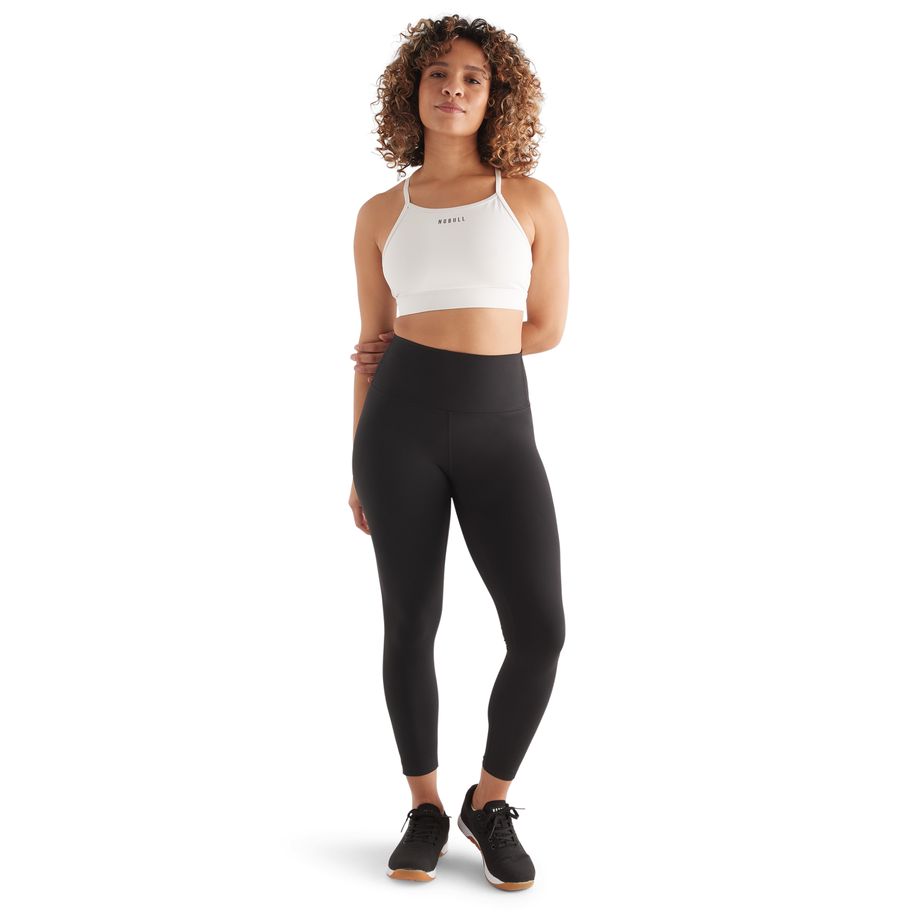High Waist Yoga Pants for Women - Matte Workout Leggings with 25